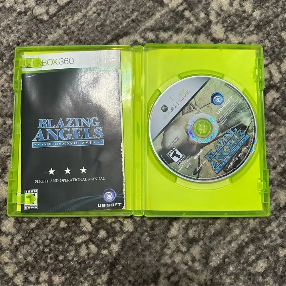 XBOX 360 Blazing Angels Squadrons of WWII Video Game - TESTED
